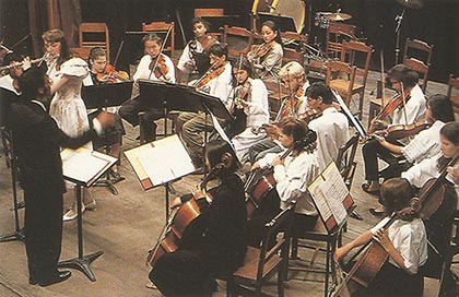 Student string orchestra